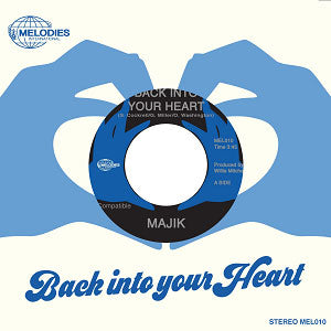 MAJIK / BACK INTO YOUR HEART (7 inch + poster)