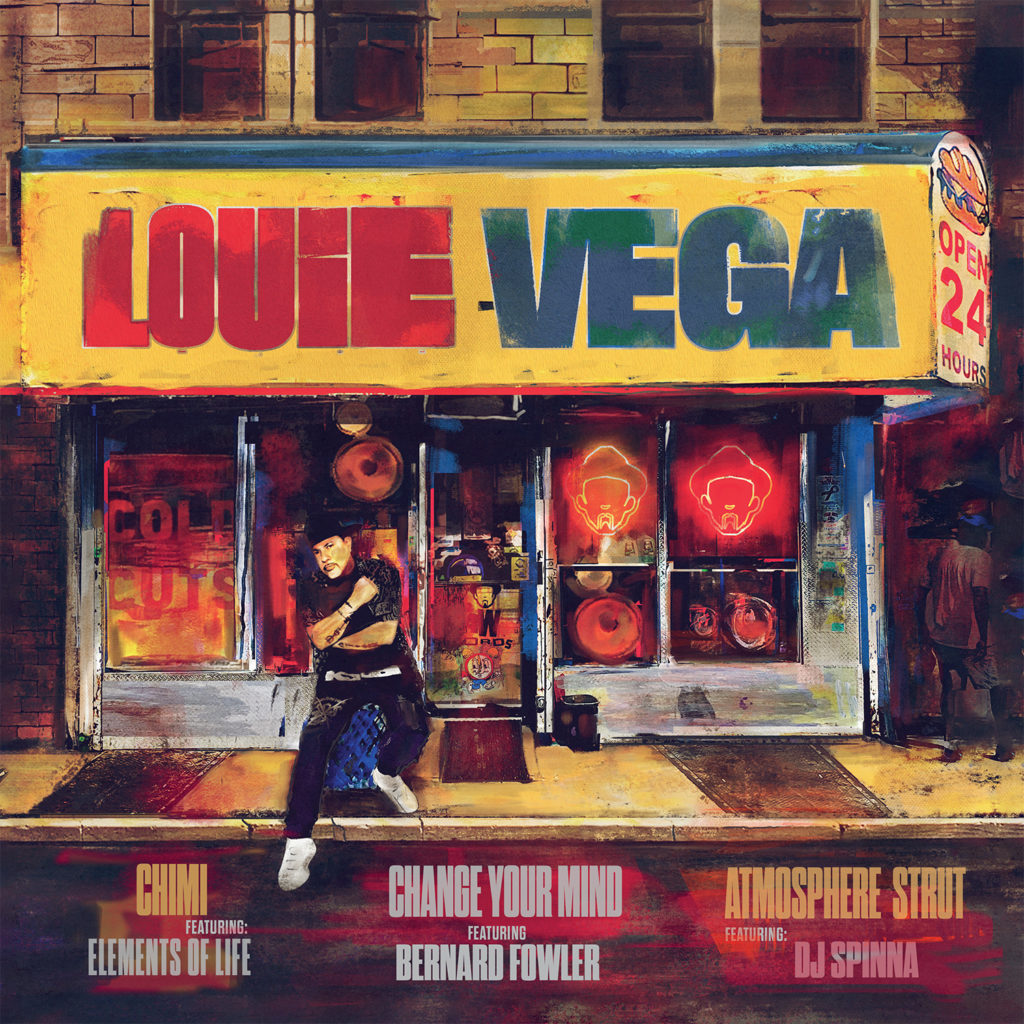 LOUIE VEGA / CHIMI  /  CHANGE YOUR MIND  /  ATMOSPHERE STRUT (2x12 inch)