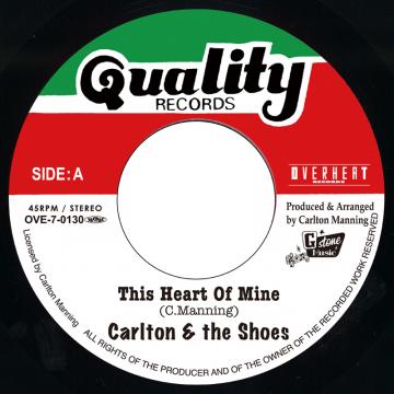 CARLTON & THE SHOES / THIS HEART OF MINE (7 inch)