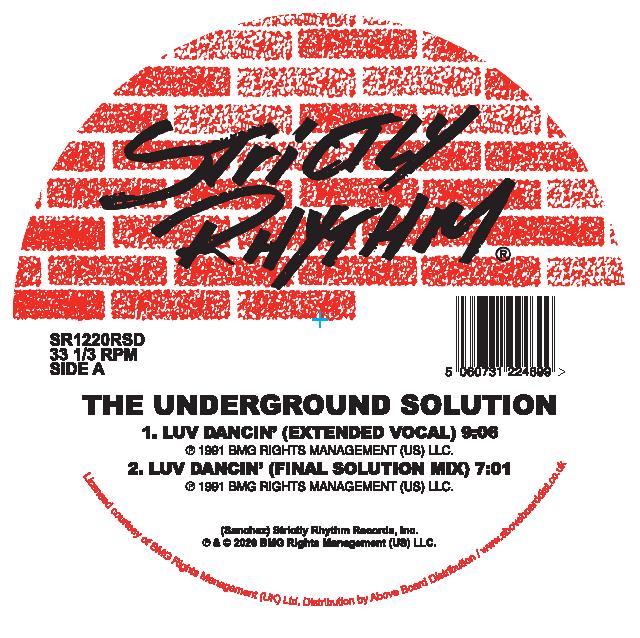 UNDERGROUND SOLUTION / LUV DANCIN' - 30TH ANNIVERSARY (W-PACK)