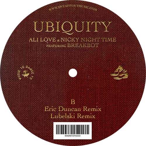 ALI LOVE & NICKY NIGHT TIME / UBIQUITY (feat. BREAKBOT)