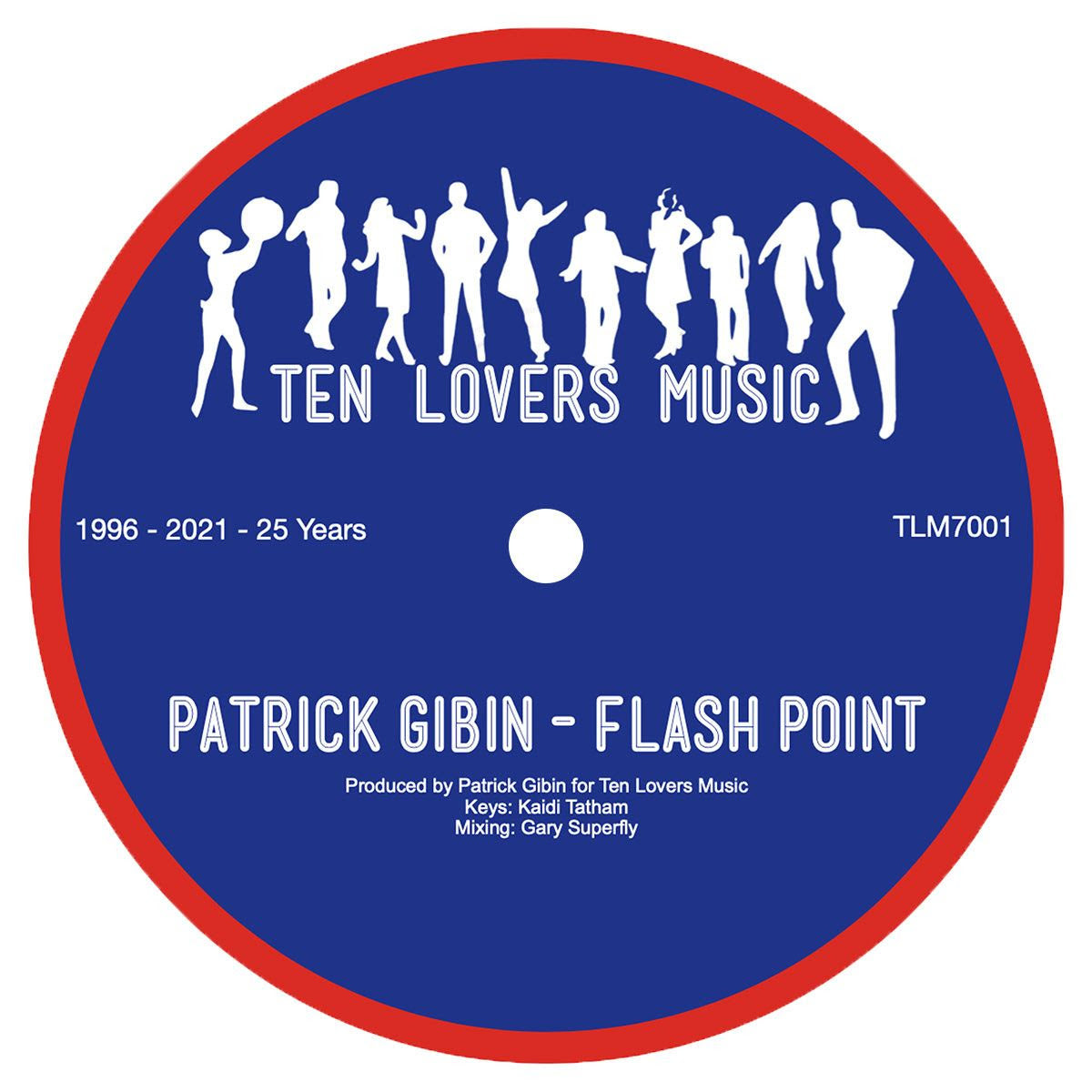 PATRICK GIBIN aka TWICE / FLASH POINT / ARCHIVE (7 inch)