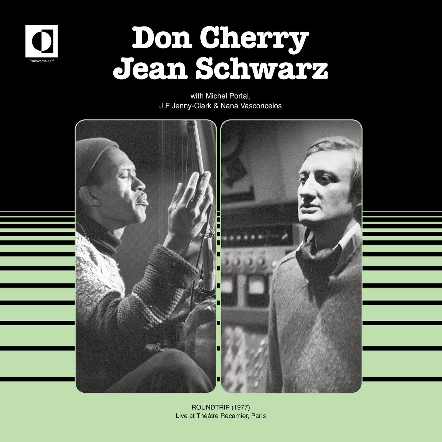 DON CHERRY & JEAN SCHWARZ / ROUNDTRIP - Live at Theatre Recamier - Paris (1977) (LP)