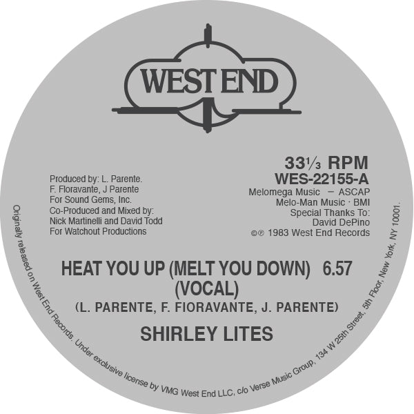 SHIRLEY LITES / HEAT YOU UP