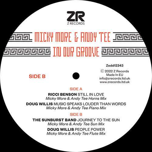 MICKY MORE & ANDY TEE / IN OUR GROOVE SAMPLER