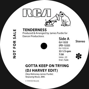 TENDERNESS / GOTTA KEEP ON TRYING-DJ HARVEY EDIT