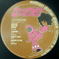 AL KENT pres. MILLION DOLLAR DISCO / THE FIRST FLOOR EP